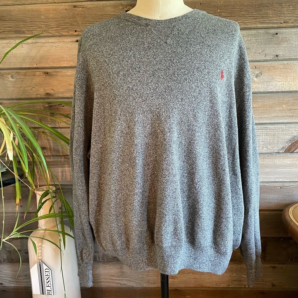 Polo Ralph Lauren Gray Long Sleeve Sweatshirt Size 4B EUC